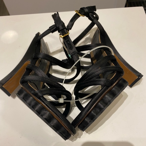 👠BN - M.A.R.N.I. - INCREDIBLE STEAL! Authentic Black Satin Heels - 37 - Picture 7 of 13